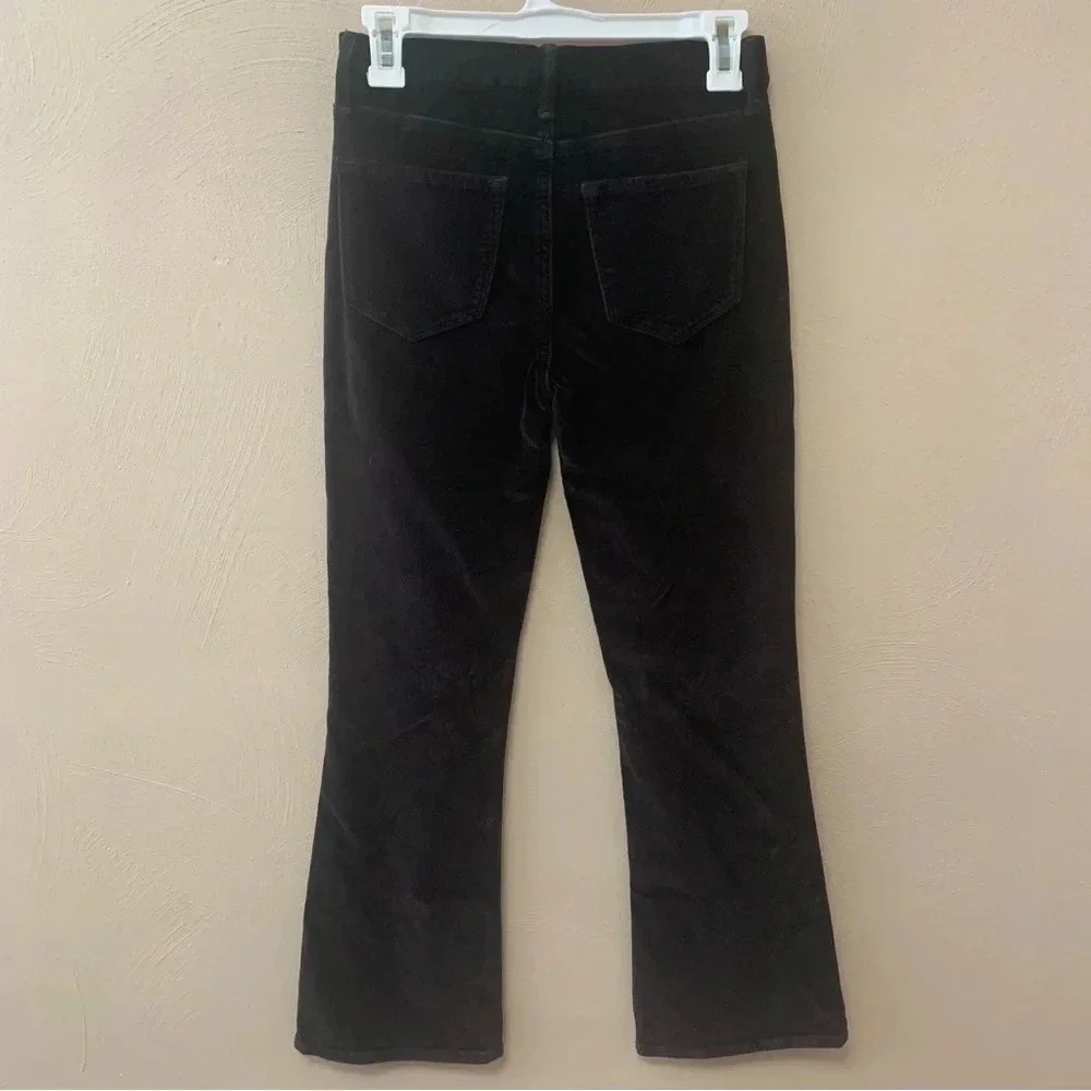 Frame Le Crop Mini Boot Velvet Pants